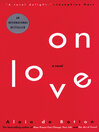 Cover image for On Love